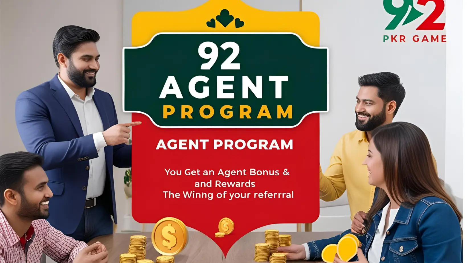 How to Get Benefit from the Agent Program of 92 PKR Game?